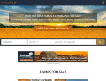 Tablet Screenshot of farmflip.com